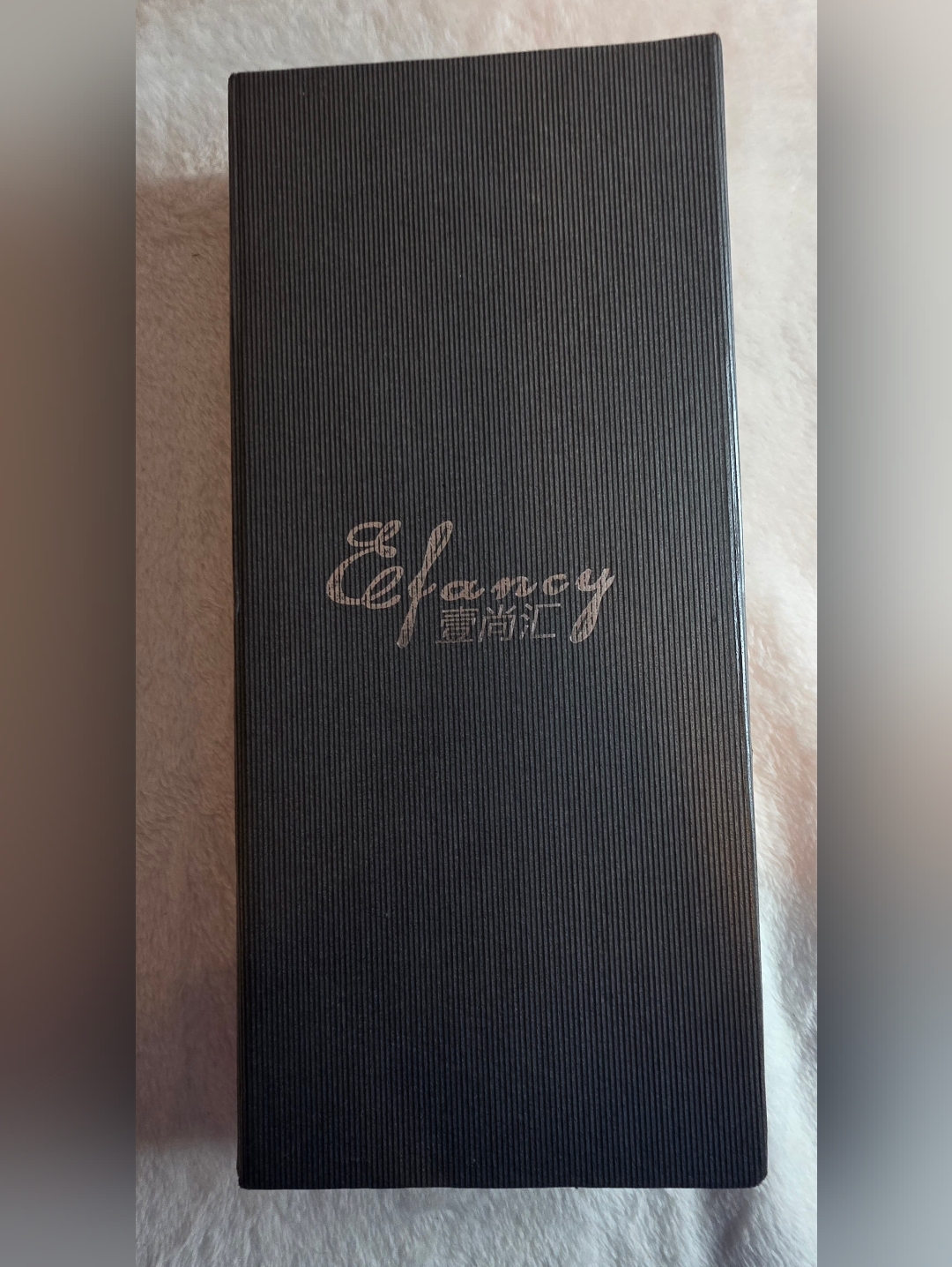Efancy 100 Silk Mens Tie Purple Striped Large New In Box Gift